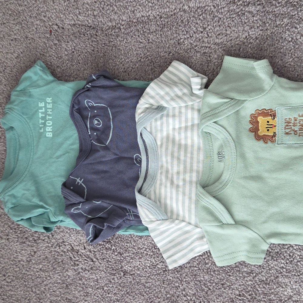 36 Piece Bundle Carters, Huggies, Cloud Island Pants, Joggers, Onesies Sleepers, - Picture 7 of 15
